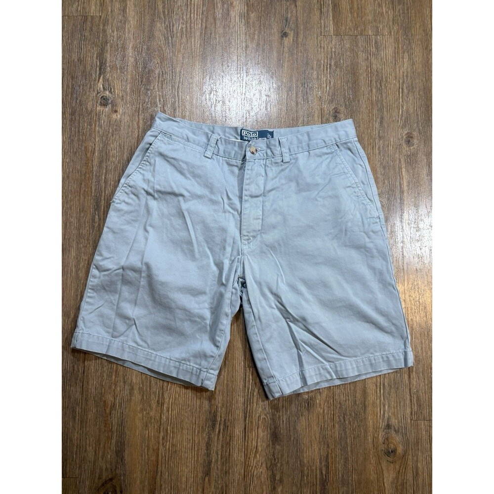 Vintage Polo Ralph Lauren Chino Prospect Shorts Men's 32 Cotton Blue